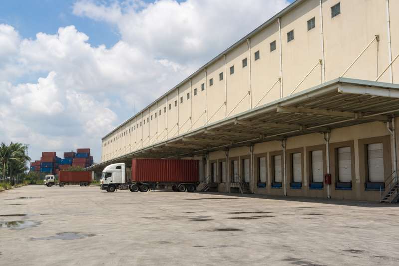 Kho logistics Cát Lái — dự án tư vấn an toàn lao động (ảnh minh họa)