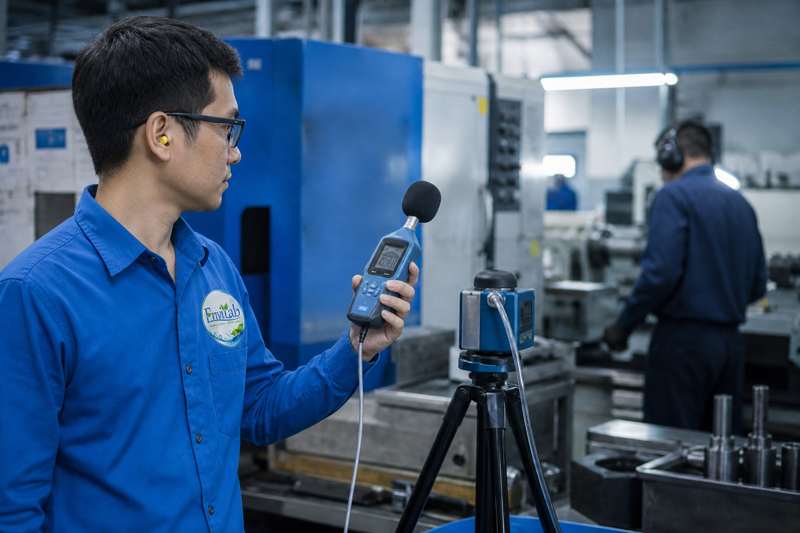 Quan trắc môi trường lao động — đo tiếng ồn tại nhà xưởng