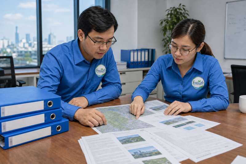 Tư vấn môi trường — chuyên gia Envilab rà soát hồ sơ và bản đồ hiện trạng