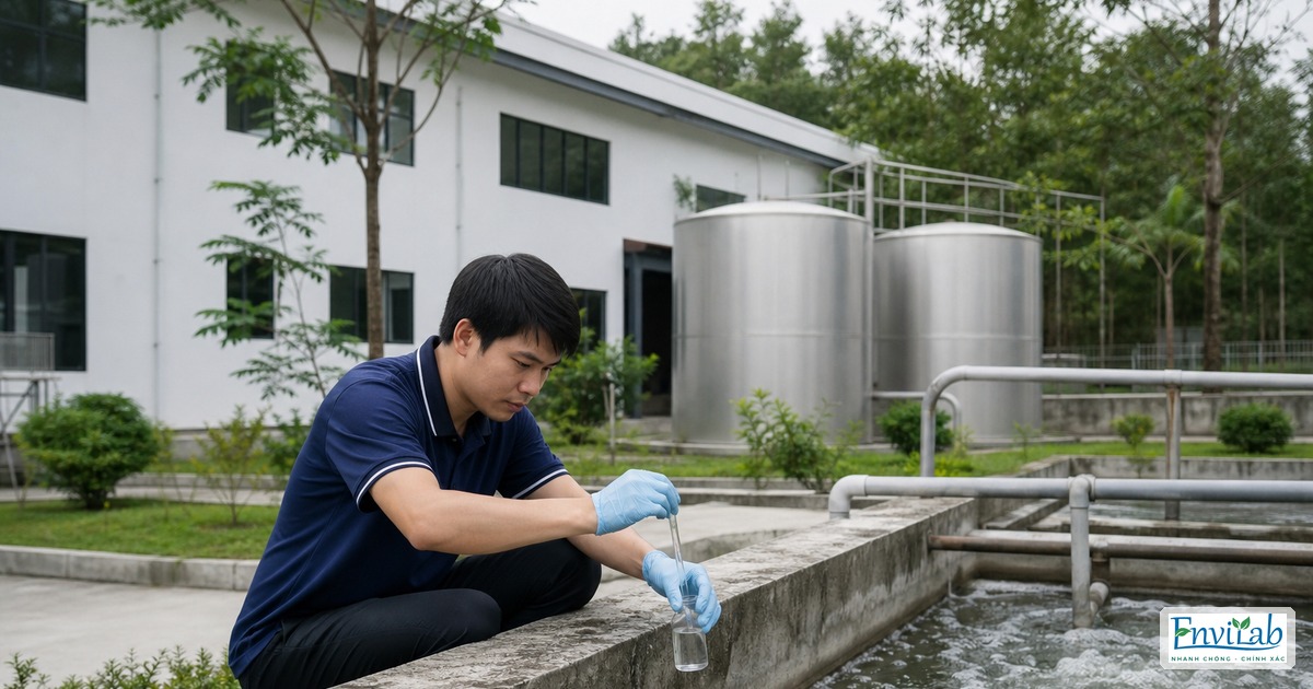 Dự án quan trắc môi trường nhà máy thực phẩm Củ Chi